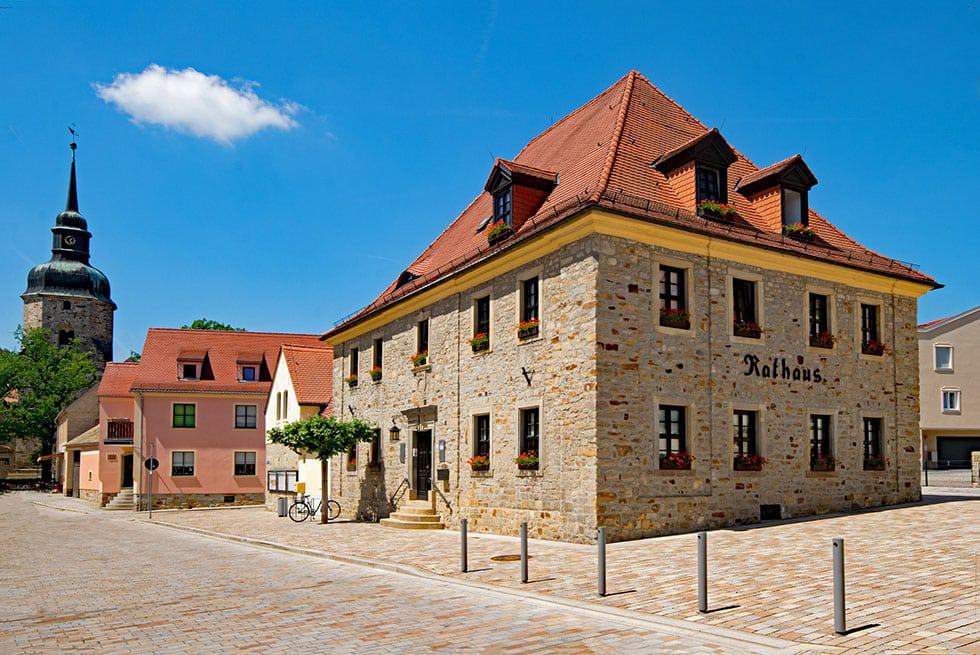 Das Rathaus der Goethestadt Bad Lauchstädt