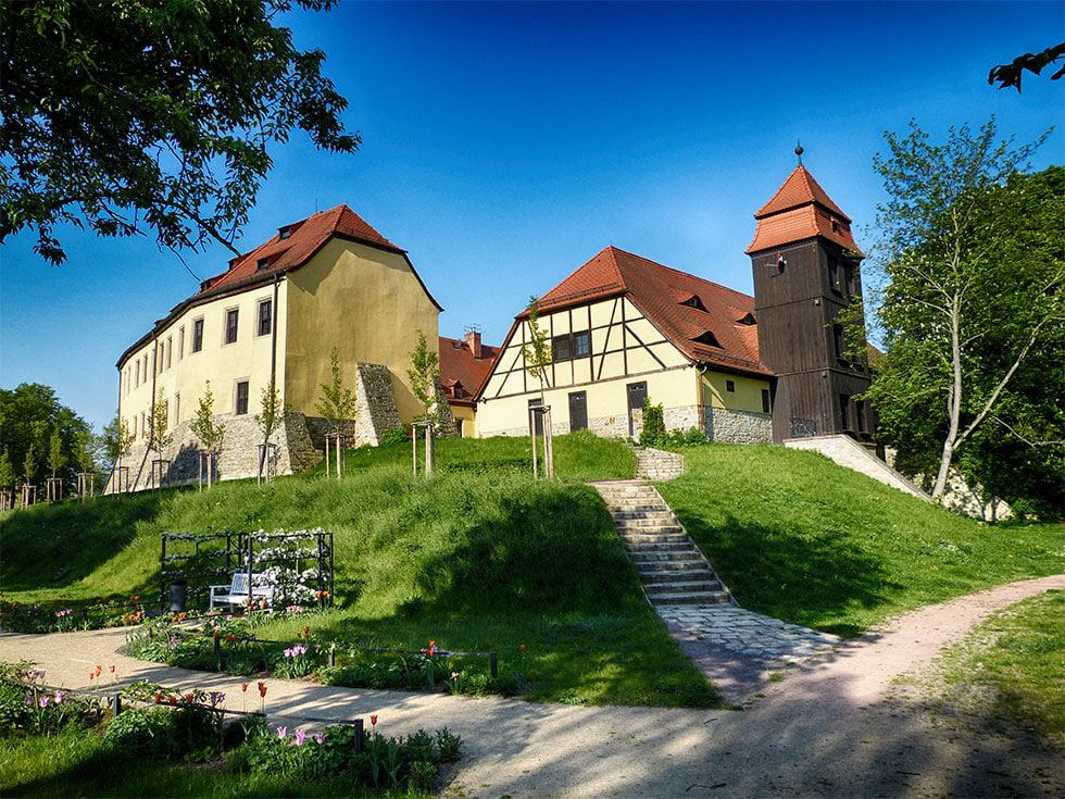 Schloss und Schlossgraben Bad Lauchstädt