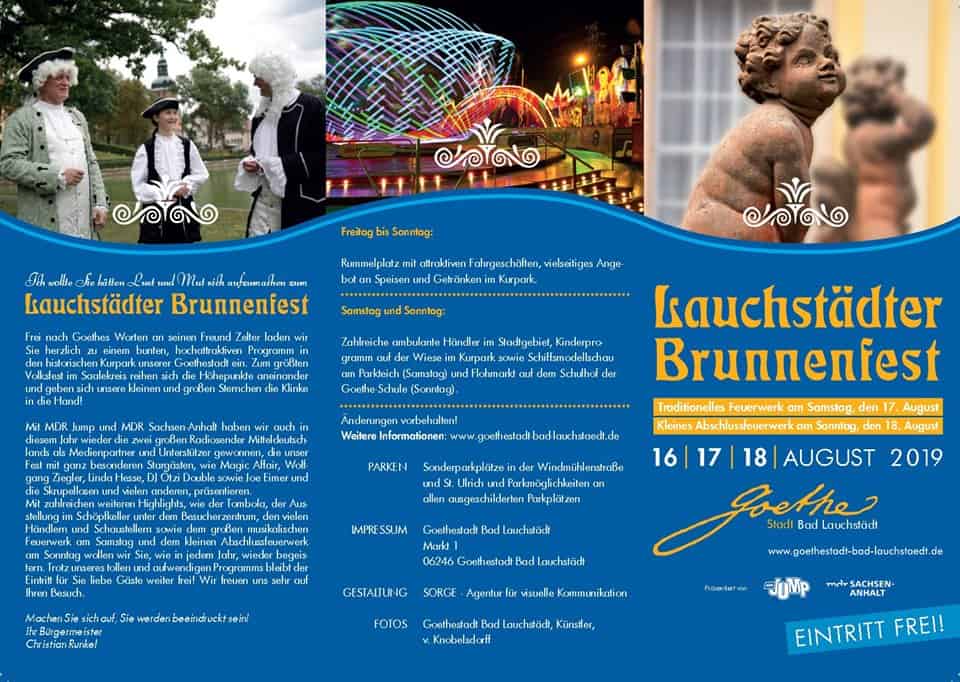 Brunnenfest Programm Flyer 2019 – Seite 1