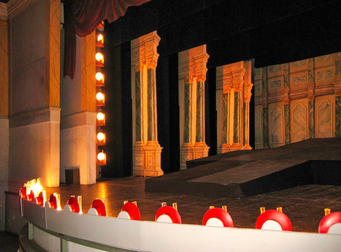 Goethe-Theater Bad Lauchstädt (Blick auf die Bühne)