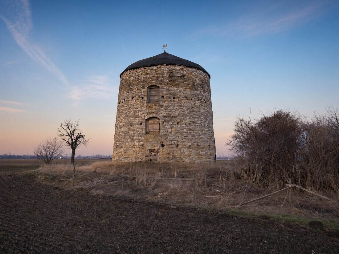 Turmstumpf der Turmhollaendermuehle Schafstaedt